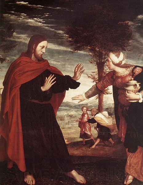 Hans holbein the younger Noli me Tangere Norge oil painting art